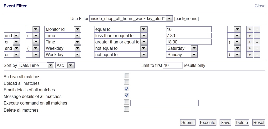 primary filter